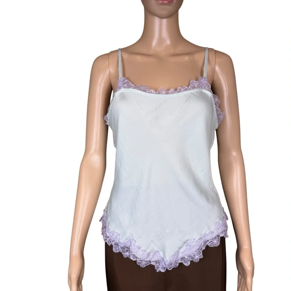 New Free People Sunset Lover Sea Mist Cami Top Size S